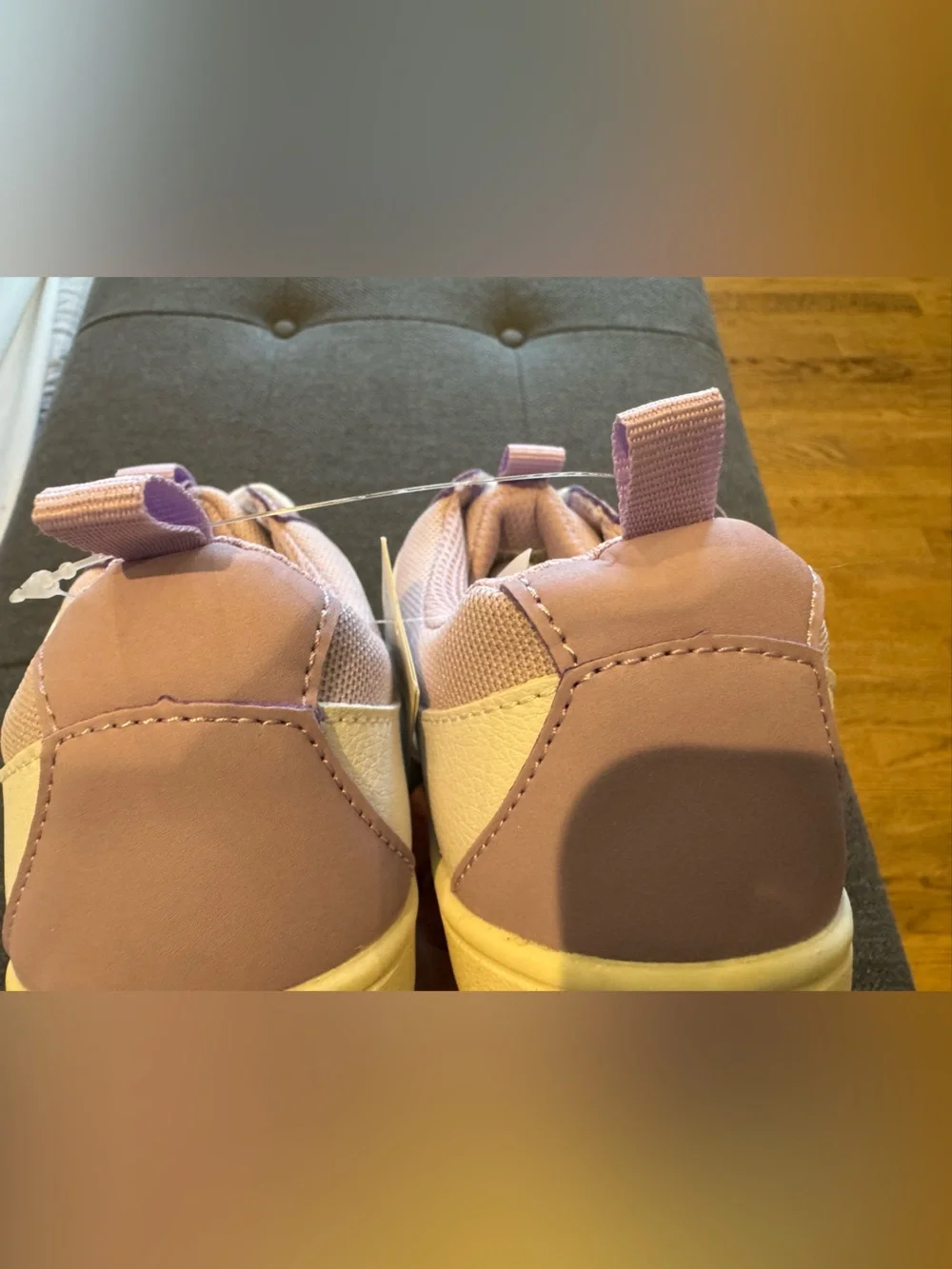 GAP Kids Pink and White Lace-Up Sneakers